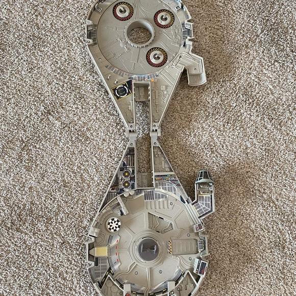 Millenium Falcon Star Wars Playset Micro Machines Lewis Galoob Vtg 1995 Toy - Picture 4 of 7